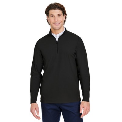 Devon and Jones® Men's CrownLux Performance® Windsor Welded Quarter-Zip Pullover Sweater