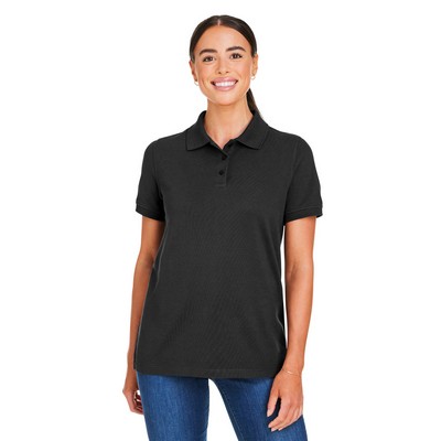 Harriton Women's Valiant Cotton Snag Protect Polo Shirt
