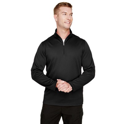 Harriton Men's Advantage Snag Protection Plus Quarter-Zip Pullover Jacket