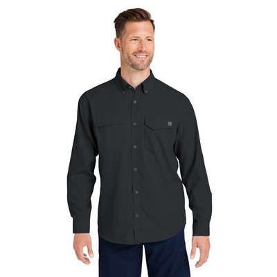 HUK® Men's Tide Point Pocket Long Sleeve Fishing Shirt