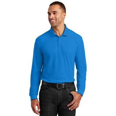 Port Authority® Long Sleeve Core Classic Pique Polo.