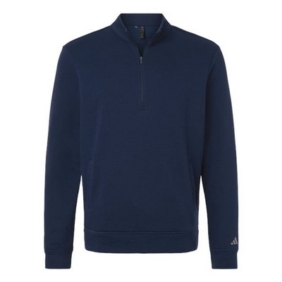 Adidas® Men's Elevated Fleece Quarter-Zip Pullover Sweater