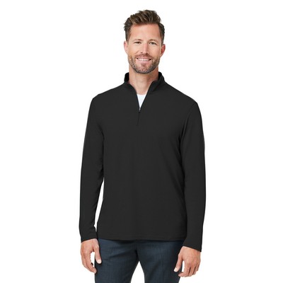 Devon and Jones® Men's Raleigh Stretch Quarter-Zip Pullover Sweater