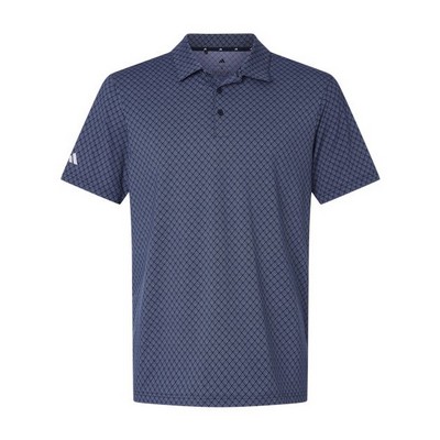 Adidas® Men's 4-Way Stretch Printed Polo Shirts